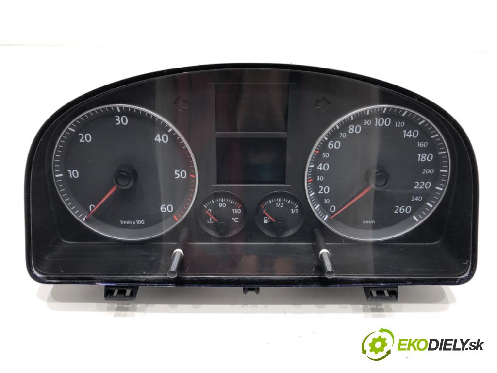 VW TOURAN (1T1, 1T2) 2003 - 2010    1.9 TDI 74 kW [100 KM] olej napędowy 2003 - 2004  Prístrojovka 1T0920860A (Prístrojové dosky, displeje)