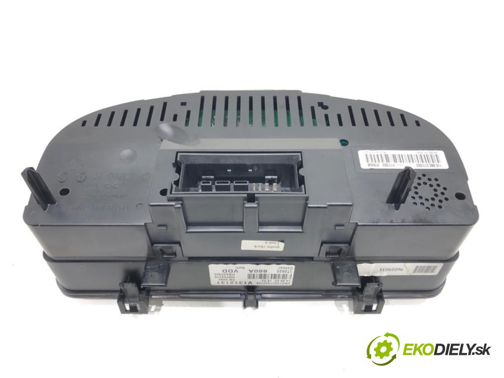 VW TOURAN (1T1, 1T2) 2003 - 2010    1.9 TDI 74 kW [100 KM] olej napędowy 2003 - 2004  Prístrojovka 1T0920860A (Prístrojové dosky, displeje)