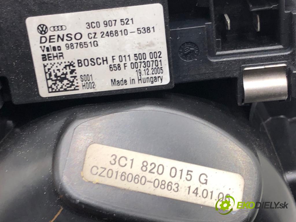 VW PASSAT B6 Variant (3C5) 2005 - 2011    1.9 TDI 77 kW [105 KM] olej napędowy 2005 - 2010  ventilátor kúrenia 3C1820015G