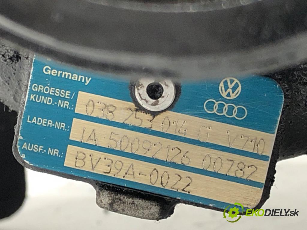 VW PASSAT B6 Variant (3C5) 2005 - 2011    1.9 TDI 77 kW [105 KM] olej napędowy 2005 - 2010  turbo 038253014G (Turbodúchadla (kompletní))