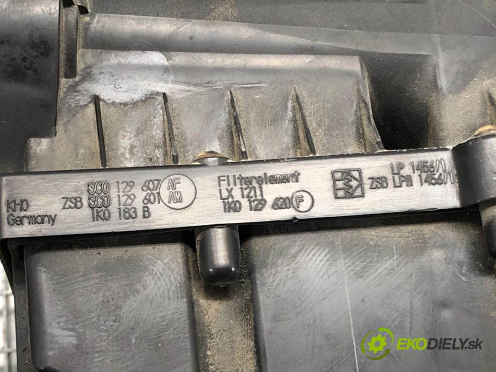 VW PASSAT B6 Variant (3C5) 2005 - 2011    1.9 TDI 77 kW [105 KM] olej napędowy 2005 - 2010  Obal filtra vzduchu 3C0129607AF (Obaly filtrov vzduchu)