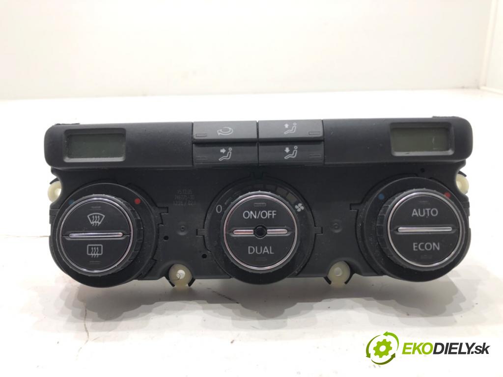 VW PASSAT B6 Variant (3C5) 2005 - 2011    1.9 TDI 77 kW [105 KM] olej napędowy 2005 - 2010  Panel ovládania kúrenia  (Prepínače, spínače, tlačidlá a ovládače kúrenia)