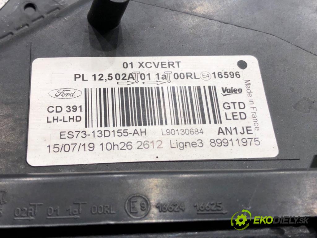 FORD MONDEO V sedan (CD) 2012 - 2022    2.0 EcoBoost 179 kW [243 KM] benzyna 2012 - 2016  Svetlomet ľavy predný PLNÉ: LED ES73-13D155-AH