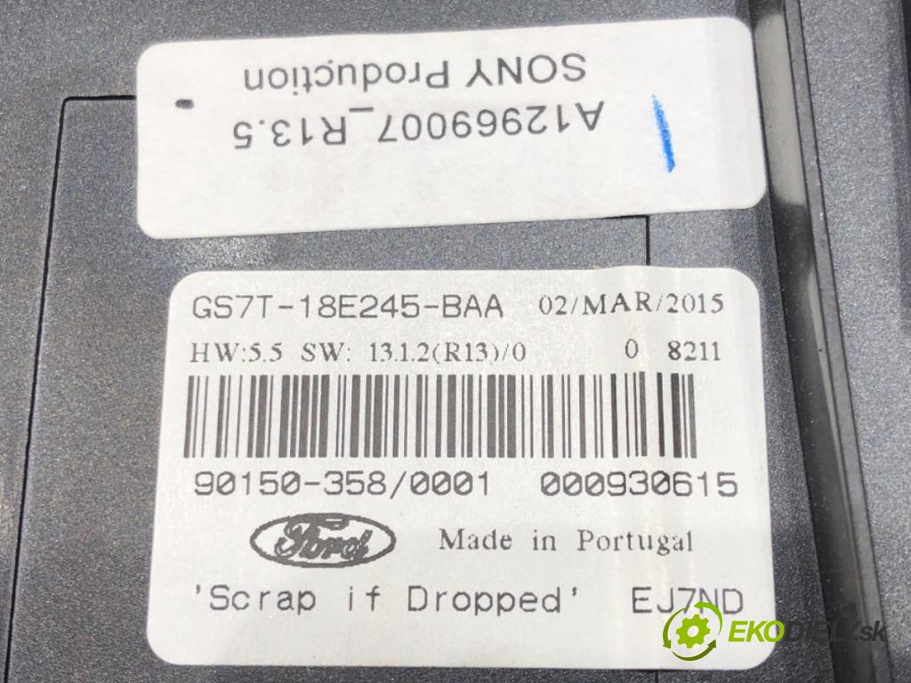 FORD MONDEO V sedan (CD) 2012 - 2022    2.0 EcoBoost 179 kW [243 KM] benzyna 2012 - 2016  Panel ovládania kúrenia GS7T-18E245-BAA (Prepínače, spínače, tlačidlá a ovládače kúrenia)