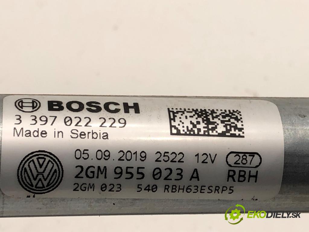 VW T-CROSS (C11) 2018 - 2022    1.0 TSi 85 kW [116 KM] benzyna 2018 - 2022  Mechanizmus stieračov predný 2GM955023A (Motorčeky stieračov predné)