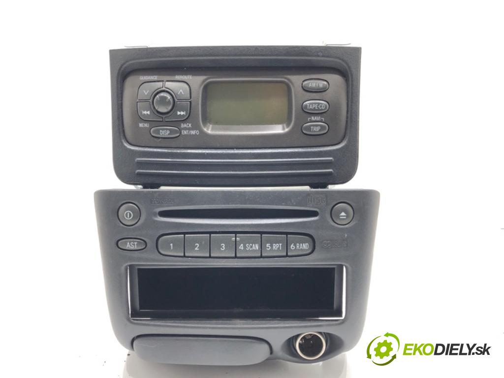 TOYOTA YARIS VERSO (_P2_) 1999 - 2005    1.3 (NCP20_, NCP22_) 62 kW [84 KM] benzyna 2002 - 2005  RADIO 86120-52260 (Audio zariadenia)