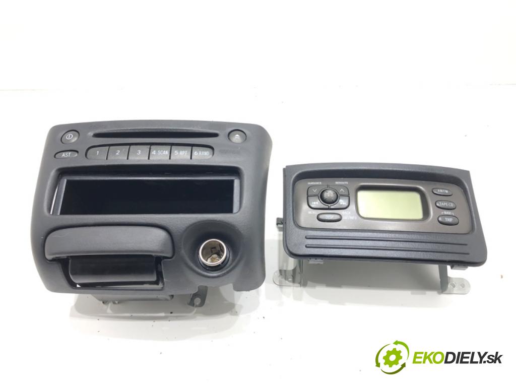 TOYOTA YARIS VERSO (_P2_) 1999 - 2005    1.3 (NCP20_, NCP22_) 62 kW [84 KM] benzyna 2002 - 2005  RADIO 86120-52260 (Audio zariadenia)