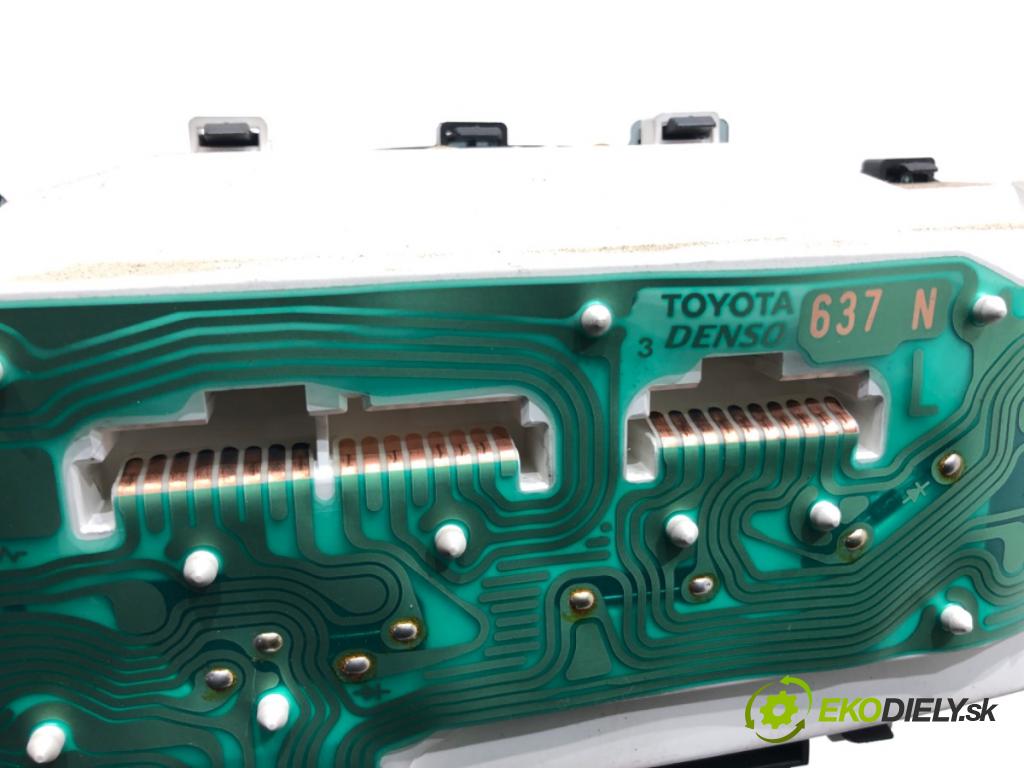 TOYOTA YARIS VERSO (_P2_) 1999 - 2005    1.3 (NCP20_, NCP22_) 62 kW [84 KM] benzyna 2002 - 2005  Prístrojovka 457300-2970 (Prístrojové dosky, displeje)
