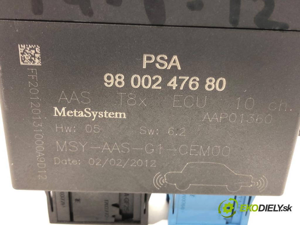 PEUGEOT 5008 (0U_, 0E_) 2009 - 2017    1.6 16V 115 kW [156 KM] benzyna 2009 - 2017  Modul PDC 9800247680 (Ostatné)