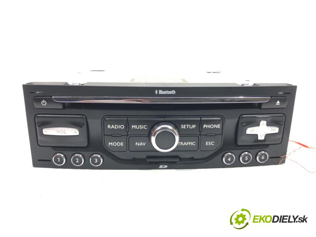 PEUGEOT 5008 (0U_, 0E_) 2009 - 2017    1.6 16V 115 kW [156 KM] benzyna 2009 - 2017  RADIO 96778659XT (Audio zariadenia)