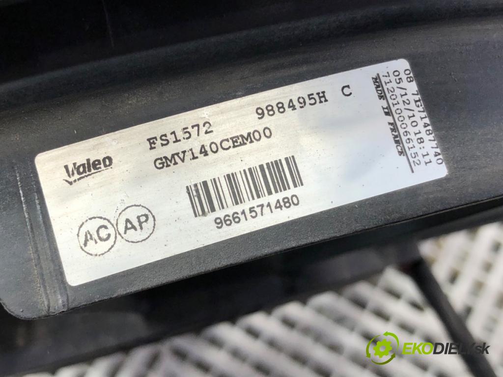 PEUGEOT 5008 (0U_, 0E_) 2009 - 2017    1.6 16V 115 kW [156 KM] benzyna 2009 - 2017  Ventilátor chladiča 9661571480 (Ventilátory)