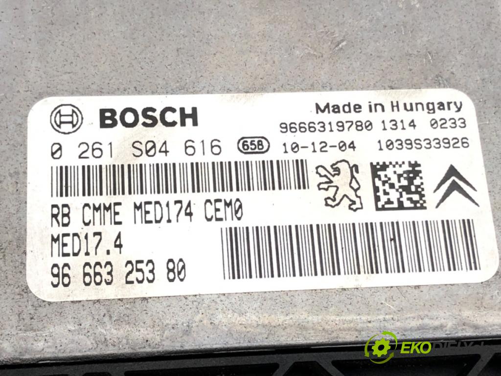 PEUGEOT 5008 (0U_, 0E_) 2009 - 2017    1.6 16V 115 kW [156 KM] benzyna 2009 - 2017  riadiaca jednotka Motor 9666325380 0261S04616 (Riadiace jednotky)