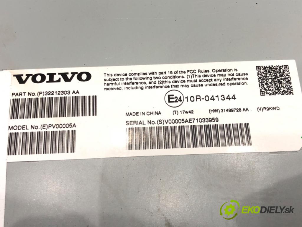 VOLVO XC60 II (246) 2017 - 2022    D4 AWD 140 kW [190 KM] olej napędowy 2017 - 2022  Zosilňovač radia 32212303AA (Zosilňovače)