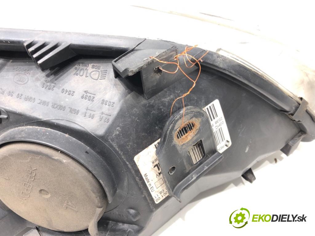 RENAULT MEGANE III Hatchback Van (BZ_) 2008 - 2015    1.5 dCi (BZ0D, BZ1G, BZ1F, BZ1M, BZ1W, BZ0R, BZ10) 81 kW [110 KM] olej napędowy 2009 - 2015  Svetlomet ľavy predný 260600017R