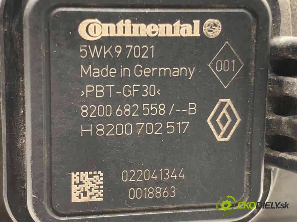 RENAULT MEGANE III Hatchback Van (BZ_) 2008 - 2015    1.5 dCi (BZ0D, BZ1G, BZ1F, BZ1M, BZ1W, BZ0R, BZ10) 81 kW [110 KM] olej napędowy 2009 - 2015  Váha vzduchu 5WK9 7021 (Váhy vzduchu)