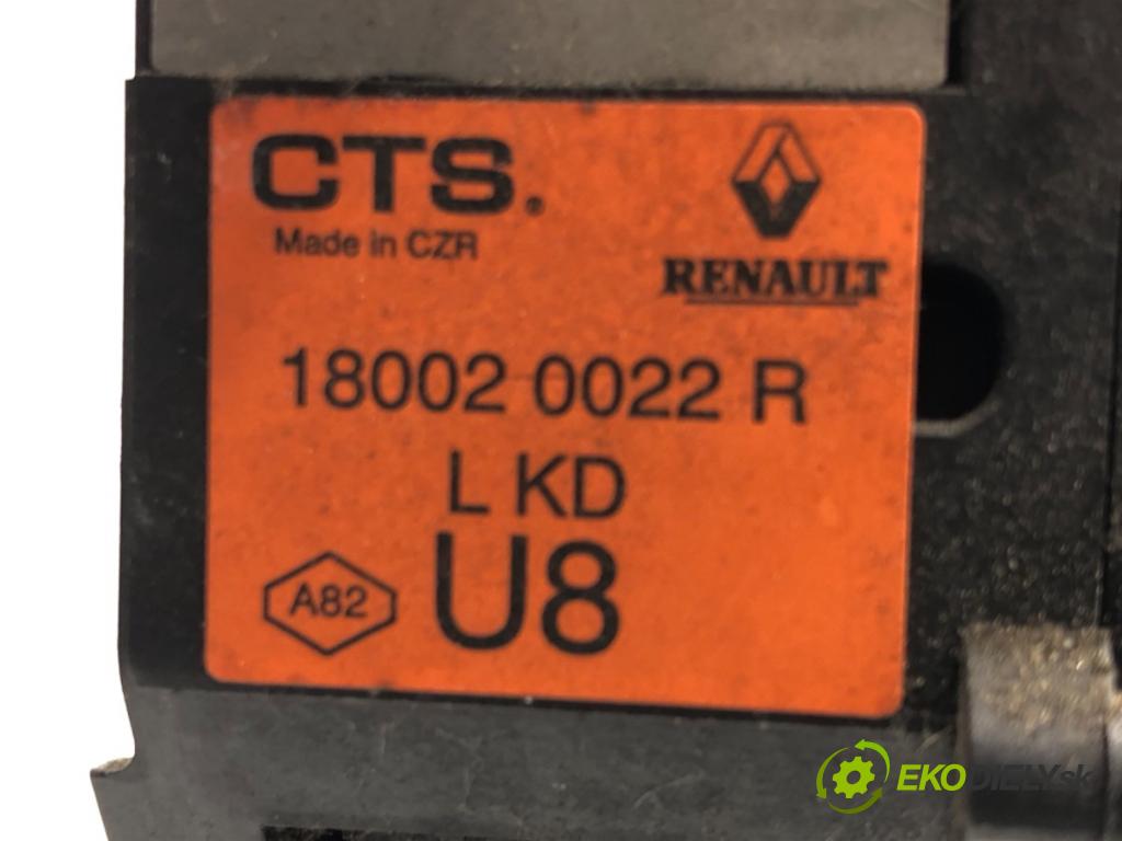 RENAULT MEGANE III Hatchback Van (BZ_) 2008 - 2015    1.5 dCi (BZ0D, BZ1G, BZ1F, BZ1M, BZ1W, BZ0R, BZ10) 81 kW [110 KM] olej napędowy 2009 - 2015  Potenciometer plynu 180020022R (Pedále)