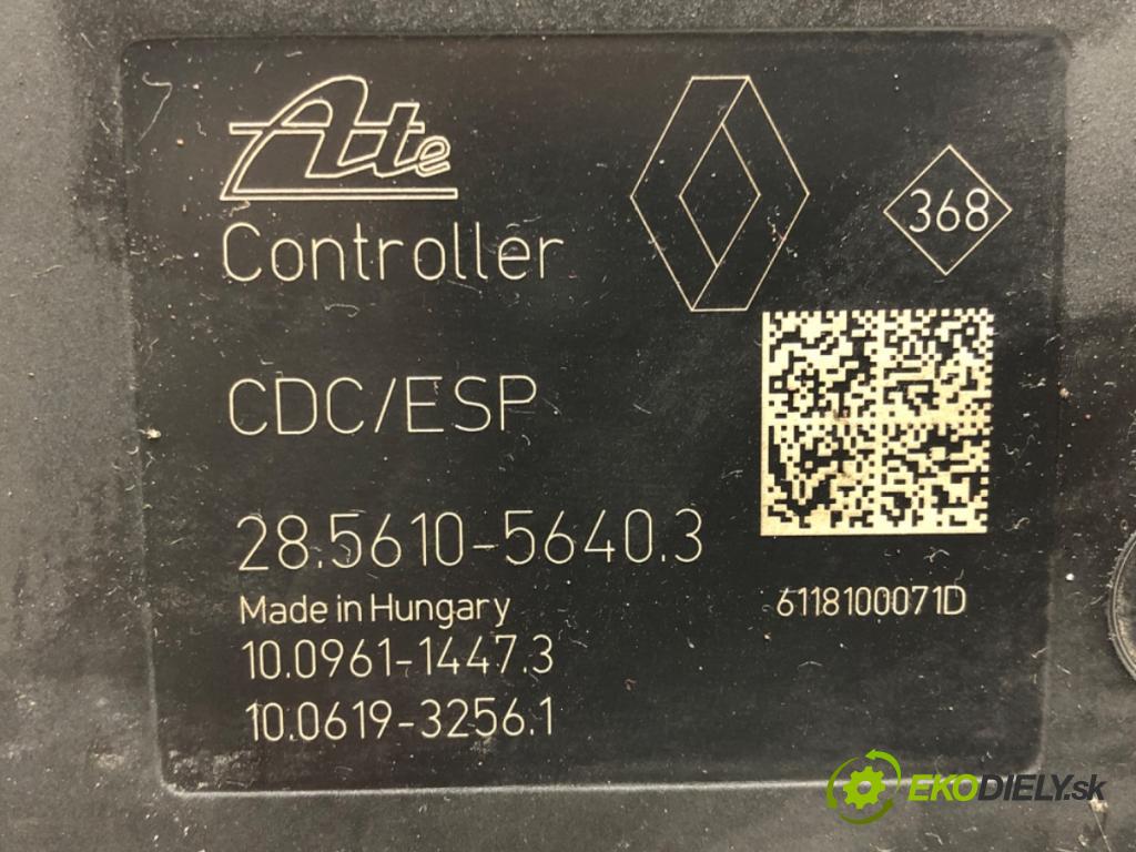 RENAULT MEGANE III Hatchback Van (BZ_) 2008 - 2015    1.5 dCi (BZ0D, BZ1G, BZ1F, BZ1M, BZ1W, BZ0R, BZ10) 81 kW [110 KM] olej napędowy 2009 - 2015  Pumpa ABS 476601563A (Pumpy ABS)