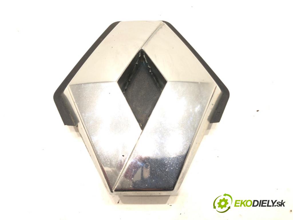 RENAULT MEGANE III Hatchback Van (BZ_) 2008 - 2015    1.5 dCi (BZ0D, BZ1G, BZ1F, BZ1M, BZ1W, BZ0R, BZ10) 81 kW [110 KM] olej napędowy 2009 - 2015  znak LOGO: značky přední část 