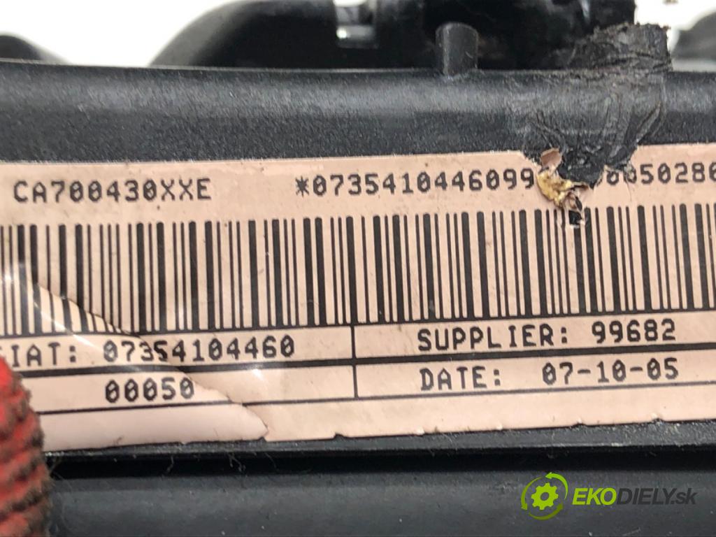 FIAT GRANDE PUNTO (199_) 2005 - 2022    1.3 D Multijet (199.AXD11, 199.AXD1A, 199.AXD1B,... 66 kW [90 KM] olej napędowy 2005 - 2010  AirBag volantu 07354104460 (Airbagy)