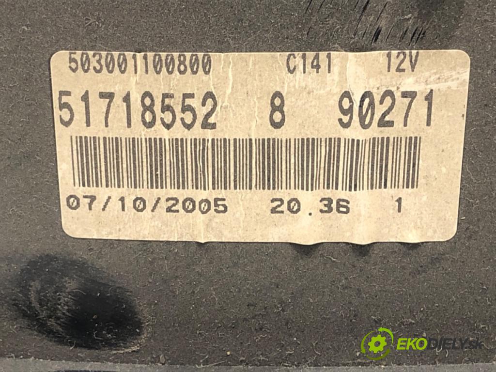 FIAT GRANDE PUNTO (199_) 2005 - 2022    1.3 D Multijet (199.AXD11, 199.AXD1A, 199.AXD1B,... 66 kW [90 KM] olej napędowy 2005 - 2010  Prístrojovka 51718552 (Prístrojové dosky, displeje)