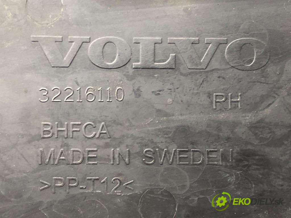 VOLVO XC60 II (246) 2017 - 2022    D4 AWD 140 kW [190 KM] olej napędowy 2017 - 2022  clona blatníka přední část pravá 32216110