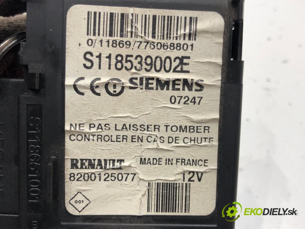 RENAULT MEGANE II (BM0/1_, CM0/1_) 2001 - 2012    1.5 dCi (BM1F, CM1F) 63 kW [86 KM] olej napędowy 2005 - 2008  spinačka 8200125077 (Spínacie skrinky a kľúče)