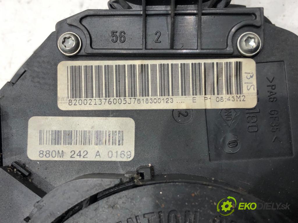 RENAULT MEGANE II (BM0/1_, CM0/1_) 2001 - 2012    1.5 dCi (BM1F, CM1F) 63 kW [86 KM] olej napędowy 2005 - 2008  Prepínač kombinovaný 82002137600 (Prepínače, spínače, tlačidlá a ovládače kúrenia)
