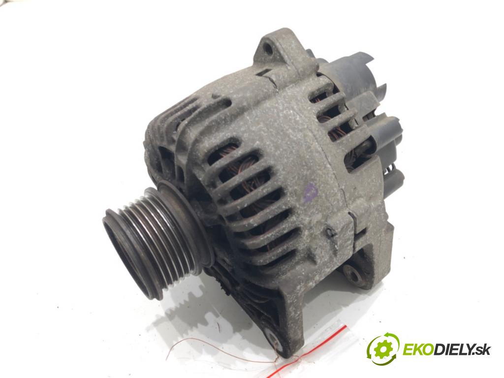 RENAULT MEGANE II (BM0/1_, CM0/1_) 2001 - 2012    1.5 dCi (BM1F, CM1F) 63 kW [86 KM] olej napędowy 2005 - 2008  Alternátor 8200772726 (Alternátory)