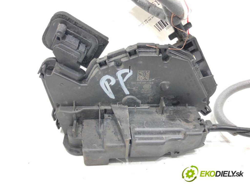 VW GOLF VII (5G1, BQ1, BE1, BE2) 2012 - 2022    1.6 TDI 85 kW [115 KM] olej napędowy 2016 - 2022  zámok dveře pravý přední část 5TB837016B