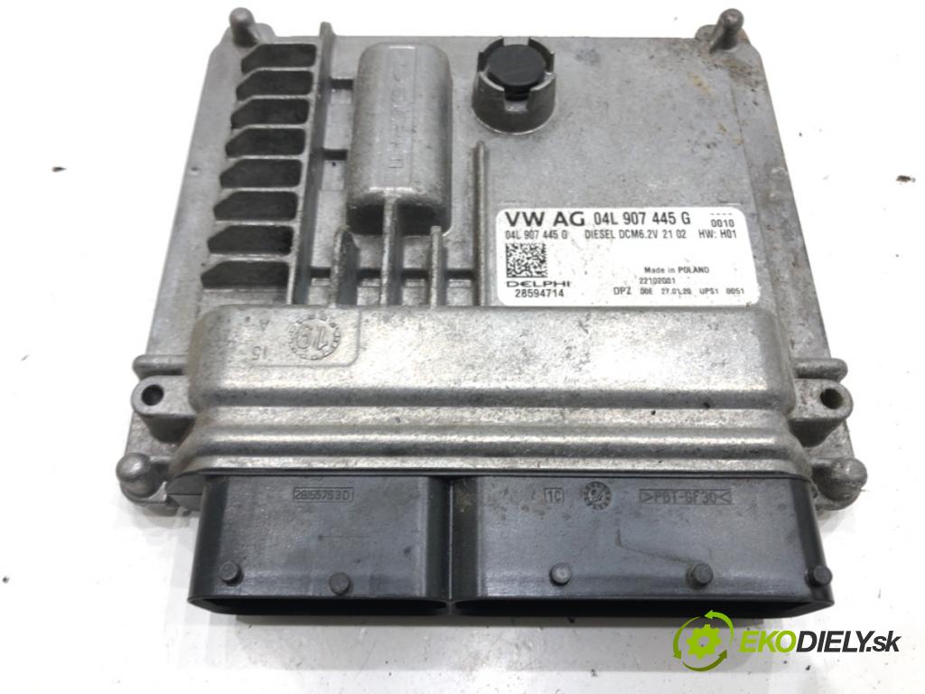 VW GOLF VII (5G1, BQ1, BE1, BE2) 2012 - 2022    1.6 TDI 85 kW [115 KM] olej napędowy 2016 - 2022  riadiaca jednotka Motor 04L907445G (Riadiace jednotky)