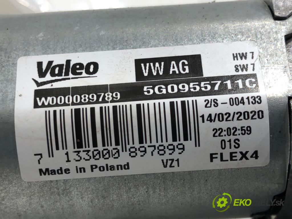 VW GOLF VII (5G1, BQ1, BE1, BE2) 2012 - 2022    1.6 TDI 85 kW [115 KM] olej napędowy 2016 - 2022  motor stěračů zadní část 5G0955711C