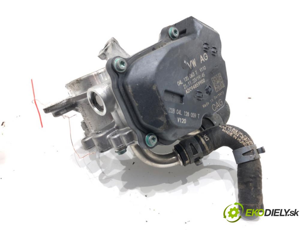 VW GOLF VII (5G1, BQ1, BE1, BE2) 2012 - 2022    1.6 TDI 85 kW [115 KM] olej napędowy 2016 - 2022  Škrtiaca klapka 04L128059T (Škrtiace klapky)