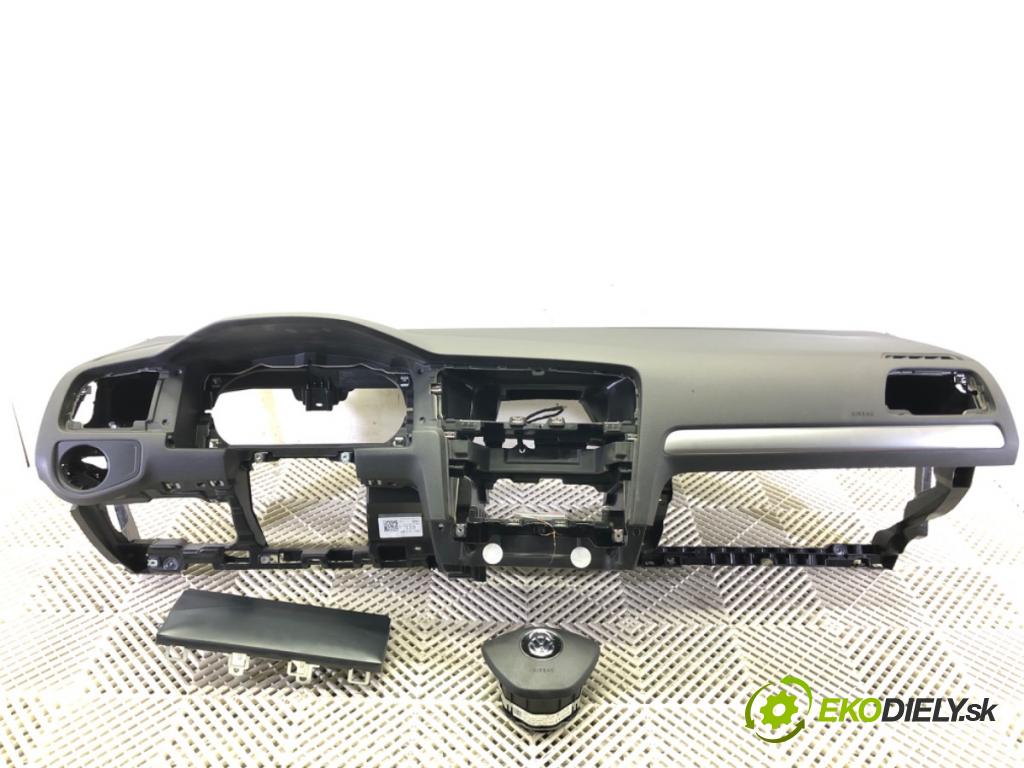 VW GOLF VII (5G1, BQ1, BE1, BE2) 2012 - 2022    1.6 TDI 85 kW [115 KM] olej napędowy 2016 - 2022  Palubná doska silentbloku 5G0880201Q 5G1880841G