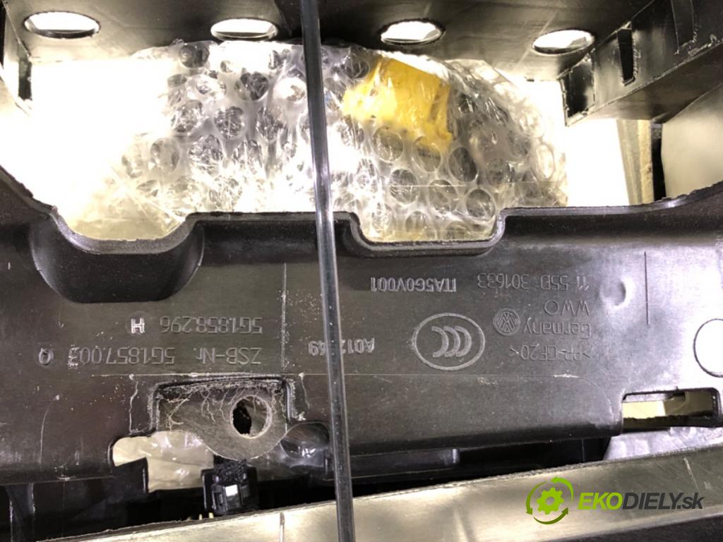 VW GOLF VII (5G1, BQ1, BE1, BE2) 2012 - 2022    1.6 TDI 85 kW [115 KM] olej napędowy 2016 - 2022  Palubná doska silentbloku 5G0880201Q 5G1880841G