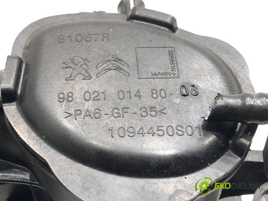 CITROEN C4 CACTUS 2014 - 2022    1.2 THP 110 81 kW [110 KM] benzyna 2014 - 2022  Potrubie sacie, sanie 9802101480 (Sacie potrubia)