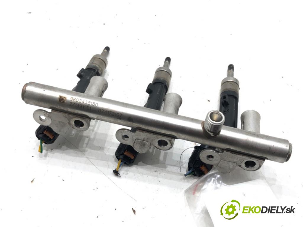 CITROEN C4 CACTUS 2014 - 2022    1.2 THP 110 81 kW [110 KM] benzyna 2014 - 2022  Lišta vstrekovacia 9802438180 (Vstrekovacie lišty)