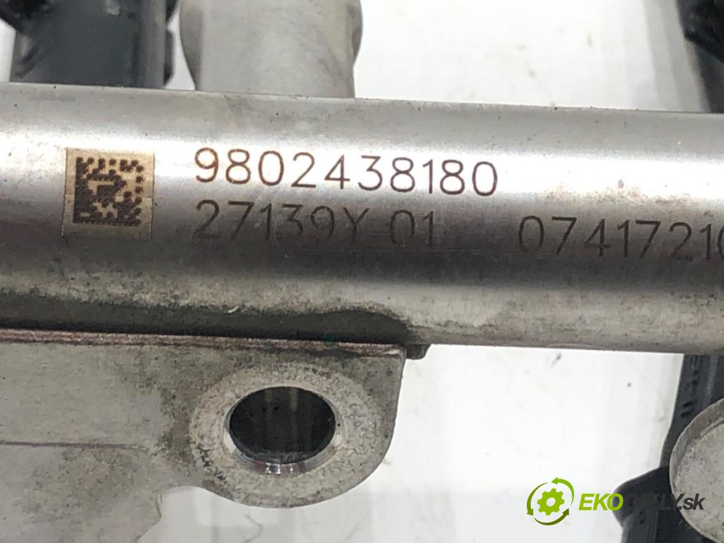 CITROEN C4 CACTUS 2014 - 2022    1.2 THP 110 81 kW [110 KM] benzyna 2014 - 2022  Lišta vstrekovacia 9802438180 (Vstrekovacie lišty)