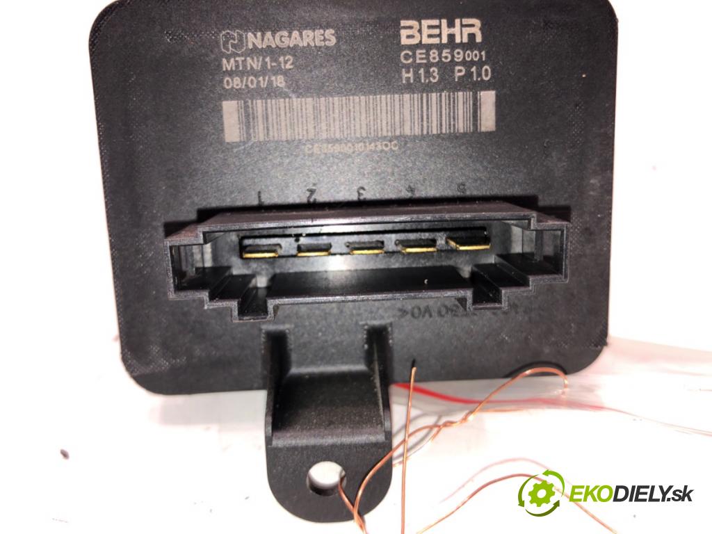 CITROEN C4 CACTUS 2014 - 2022    1.2 THP 110 81 kW [110 KM] benzyna 2014 - 2022  odpor rezistor topení vzduchu CE859001 (Odpory topení)