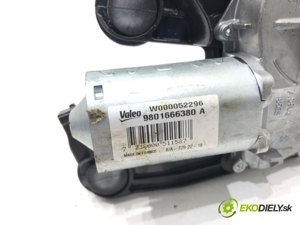 CITROEN C4 CACTUS 2014 - 2022    1.2 THP 110 81 kW [110 KM] benzyna 2014 - 2022  motor stěračů zadní část 9801666380