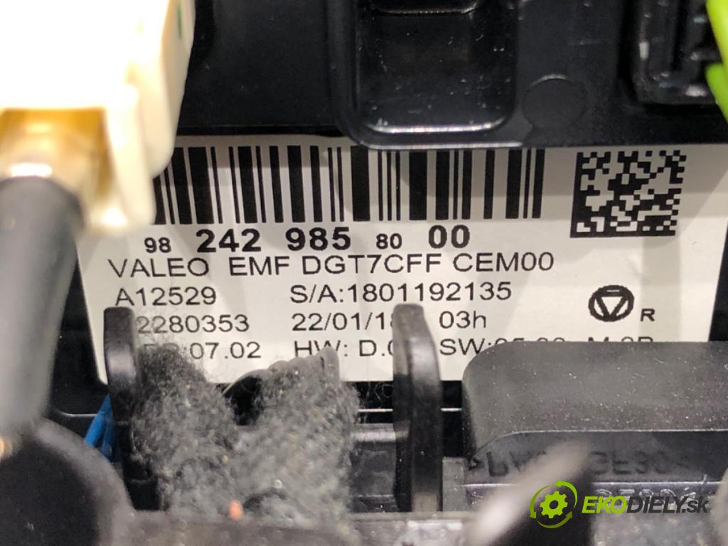 CITROEN C4 CACTUS 2014 - 2022    1.2 THP 110 81 kW [110 KM] benzyna 2014 - 2022  Dislpej 9824298580 (Prístrojové dosky, displeje)
