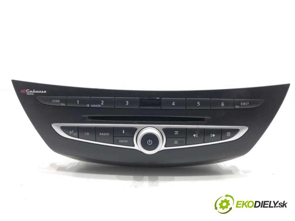 RENAULT LAGUNA III Grandtour (KT0/1) 2007 - 2015    2.0 dCi GT (KT11, KT1E, KT1N) 131 kW [178 KM] olej napędowy 2008 - 2015  RADIO 281150017R (Audio zariadenia)