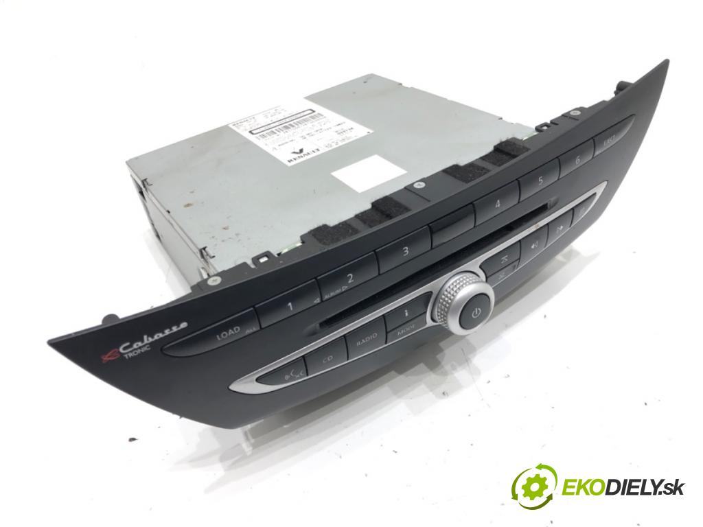 RENAULT LAGUNA III Grandtour (KT0/1) 2007 - 2015    2.0 dCi GT (KT11, KT1E, KT1N) 131 kW [178 KM] olej napędowy 2008 - 2015  RADIO 281150017R (Audio zariadenia)