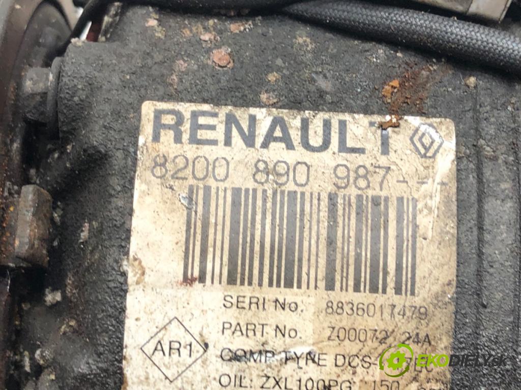 RENAULT LAGUNA III Grandtour (KT0/1) 2007 - 2015    2.0 dCi GT (KT11, KT1E, KT1N) 131 kW [178 KM] olej napędowy 2008 - 2015  kompresor klimatizace 8200890987 (Kompresory)