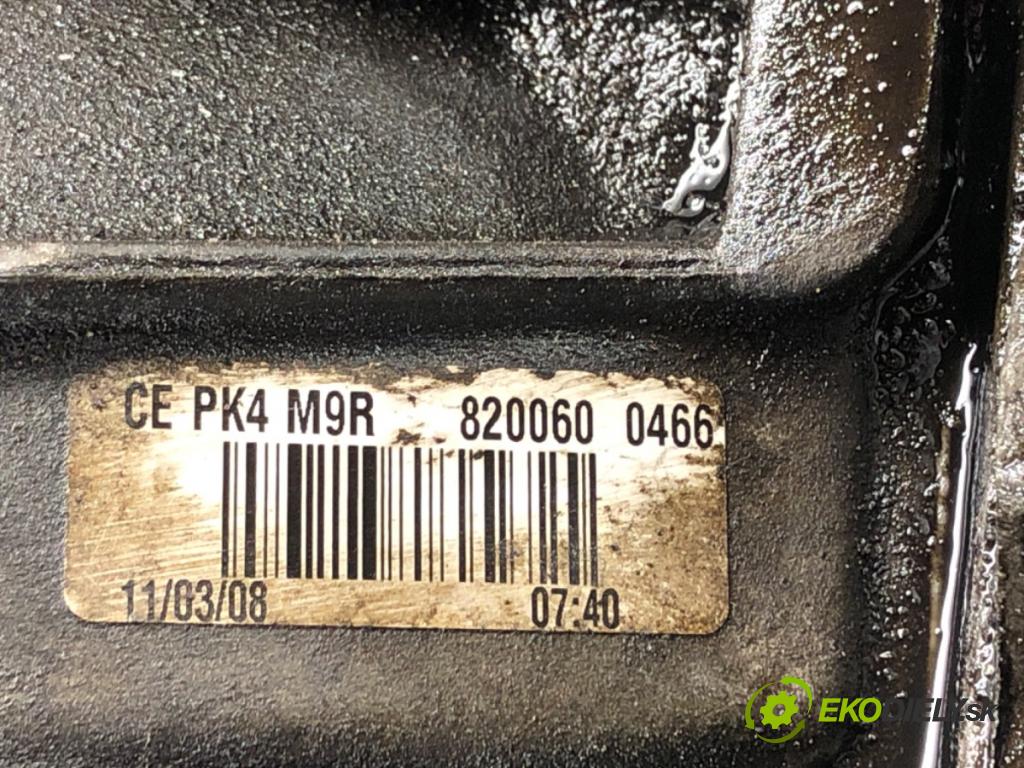 RENAULT LAGUNA III Grandtour (KT0/1) 2007 - 2015    2.0 dCi GT (KT11, KT1E, KT1N) 131 kW [178 KM] olej napędowy 2008 - 2015  Prevodovka PK4M9R (Prevodovky)