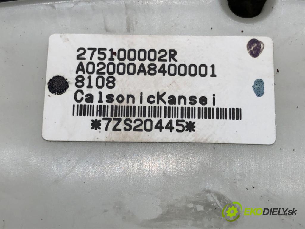 RENAULT LAGUNA III Grandtour (KT0/1) 2007 - 2015    2.0 dCi GT (KT11, KT1E, KT1N) 131 kW [178 KM] olej napędowy 2008 - 2015  Panel ovládania kúrenia 275100002R (Prepínače, spínače, tlačidlá a ovládače kúrenia)