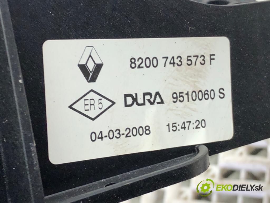RENAULT LAGUNA III Grandtour (KT0/1) 2007 - 2015    2.0 dCi GT (KT11, KT1E, KT1N) 131 kW [178 KM] olej napędowy 2008 - 2015  Kulisa 8200743573F (Rýchlostné páky / kulisy)