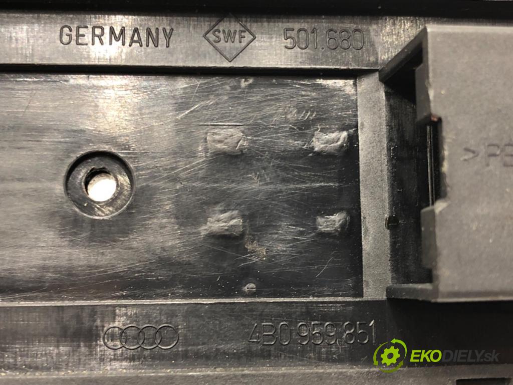 AUDI A6 C5 (4B2) 1997 - 2005    1.9 TDI 81 kW [110 KM] olej napędowy 1997 - 2000  Prepínač okien 4B0959851 (Prepínače, spínače, tlačidlá a ovládače kúrenia)
