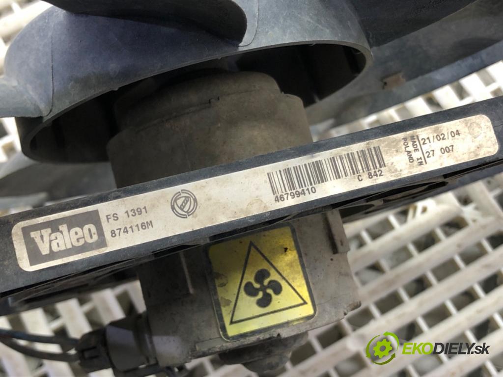 FIAT PANDA (169_) 2003 - 2022    1.1 (169.AXA1A) 40 kW [54 KM] benzyna 2003 - 2022  Ventilátor chladiča  (Ventilátory)