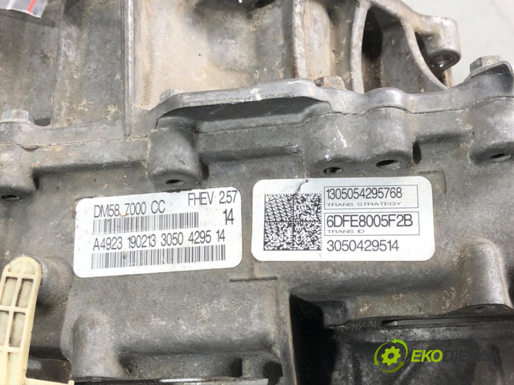 FORD MONDEO V sedan (CD) 2012 - 2022    2.0 Hybrid 103 kW [140 KM] Hybryda silnik benzynowy / elektryczny 2014 - 2022  Prevodovka DM587000CC (Prevodovky)
