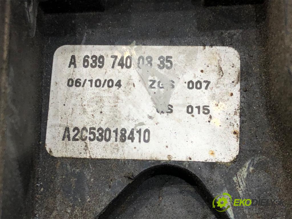 MERCEDES-BENZ VITO Autobus (W639) 2003 - 2022    111 CDI (639.701, 639.703, 639.705) 80 kW [109 KM] olej napędowy 2003 - 2022  zámok Dvere zadných A6397400335 (Zámky)